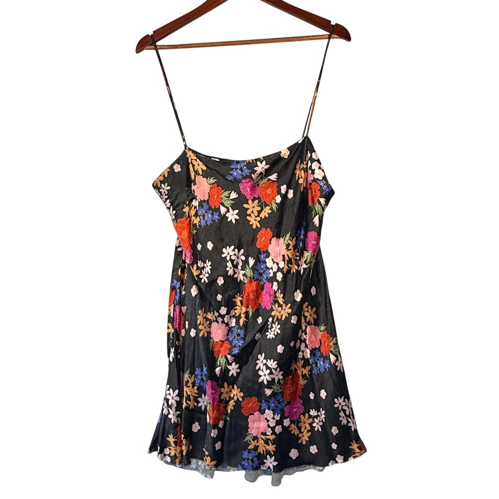 Bec & Bridge Cha Cha Mini Dress | Satin Mini Slip Spaghetti Strap Dress Sz 10 - Picture 4 of 8